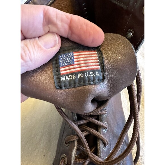 Vintage BFG Biltrite military combat boots black leather Sz 11? See Measurement main image 7